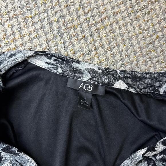 Gorgeous vintage y2k black & gray lace floral babydoll top - Picture 7 of 7